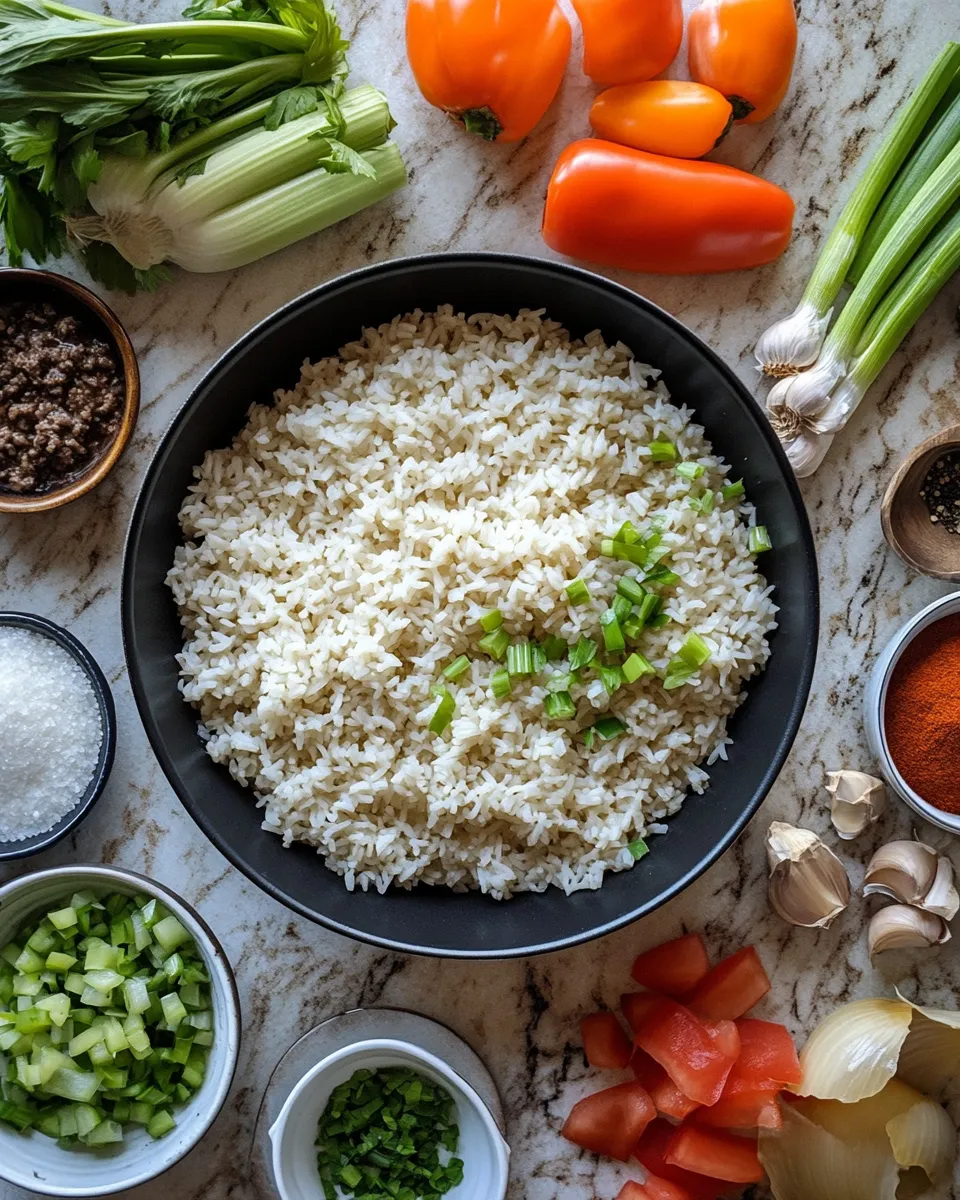 Ingredients for Savor the South: A Flavorful Dive into Louisiana Dirty Rice