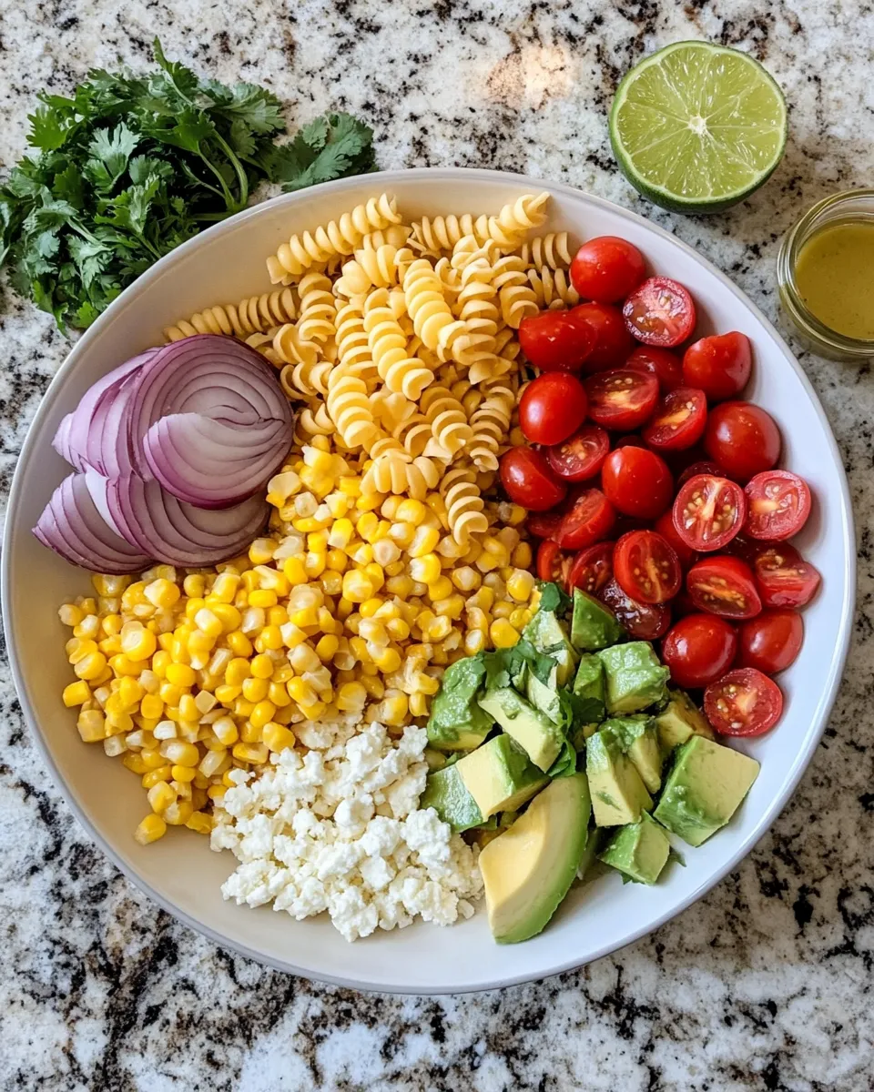 Ingredients for Savor the Flavor: Mexican Street Corn Pasta Salad That Will Elevate Your BBQ Game