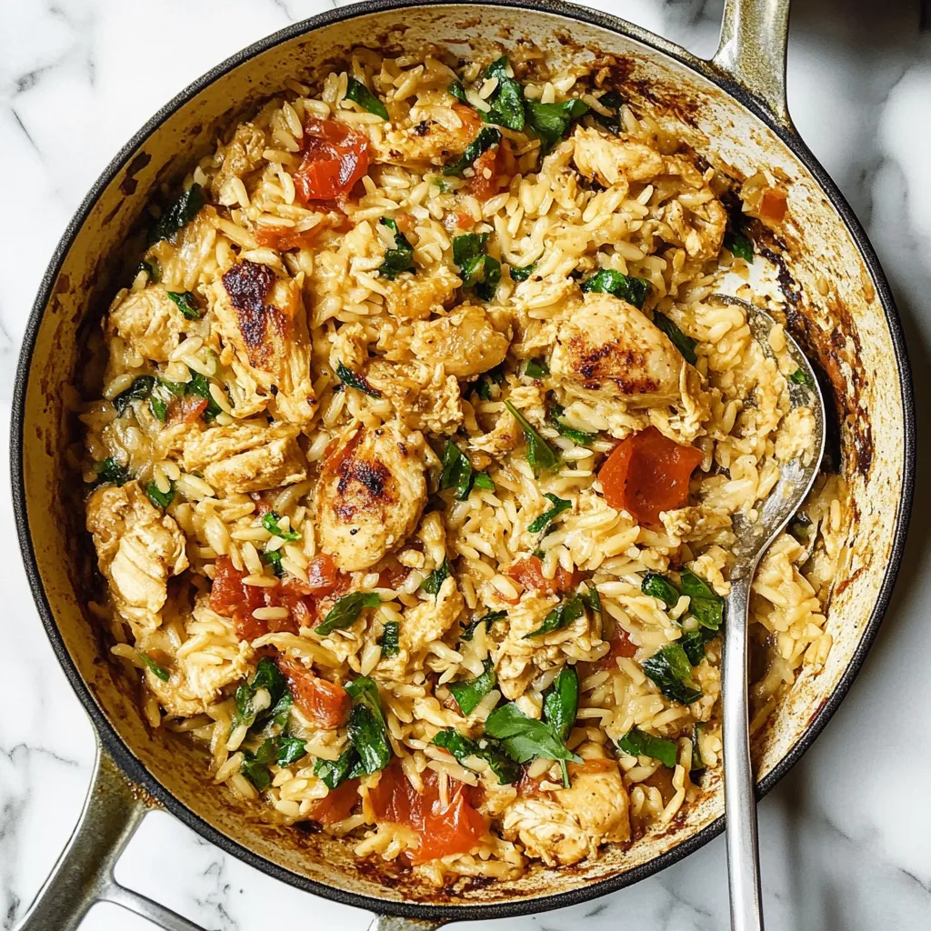 Photo of featured for Savor the Flavor: One-Pan Monterey Chicken Orzo Delight