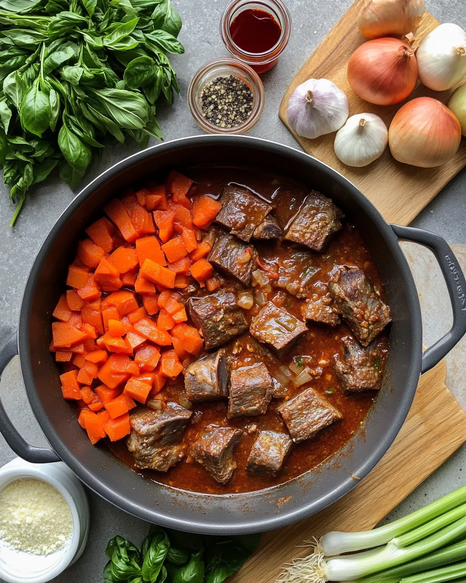 Ingredients for Savory Simplicity: One Pot Short Rib Bolognese That Will Steal Your Heart