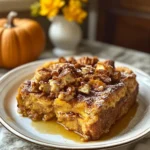 Photo of featured for Fall in Love with Pumpkin French Toast Casserole: A Cozy Breakfast Delight