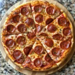 Photo of featured for Indulge in Cheesy Perfection with Stuffed Crust Pepperoni Pizza