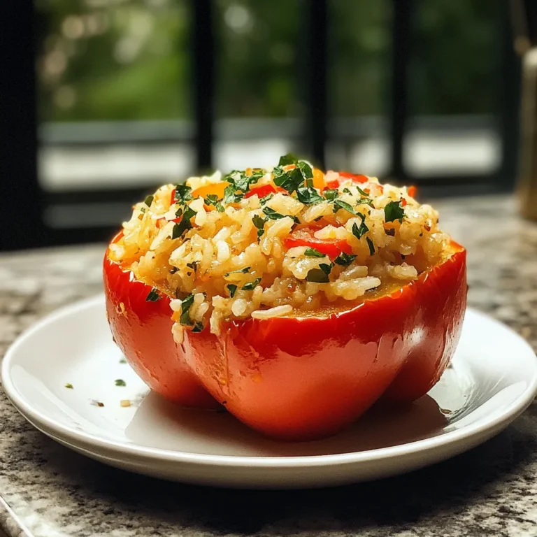 Photo of featured for Savor the Flavor: Irresistible Stuffed Pepper Rice Bake Delight