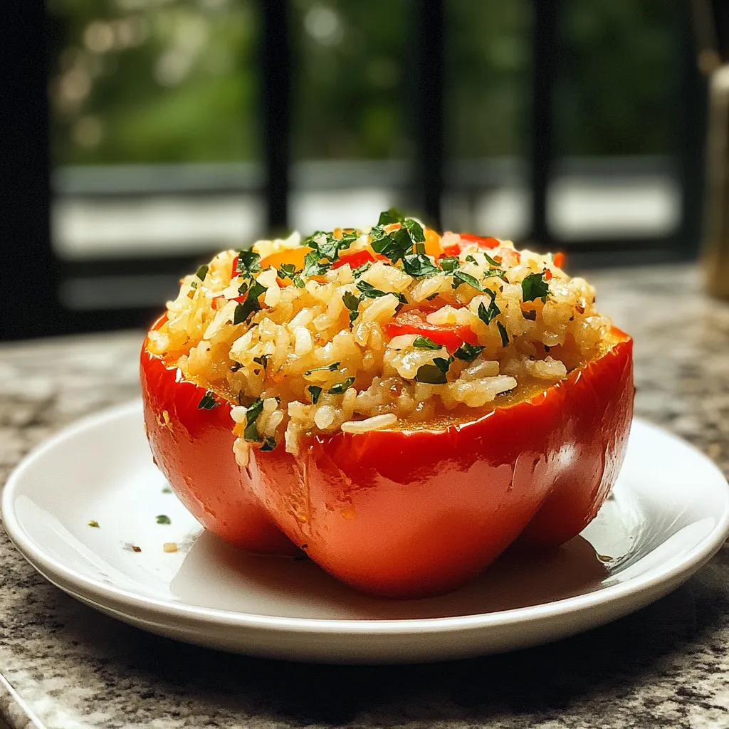Photo of featured for Savor the Flavor: Irresistible Stuffed Pepper Rice Bake Delight