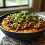 Photo of featured for Savor the South: Texas Style Chili with a Delicious Cornbread Crust