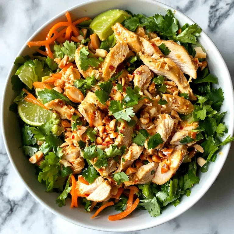 Photo of featured for Zesty Thai Chicken Salad: A Flavorful Twist on a Classic Favorite