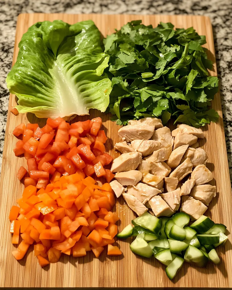Ingredients for Savory Thai Peanut Chicken Wraps: A Flavorful Adventure in Every Bite