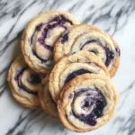 Photo of featured for Indulge in Bliss: Blueberry Cheesecake Swirl Cookies You'll Adore