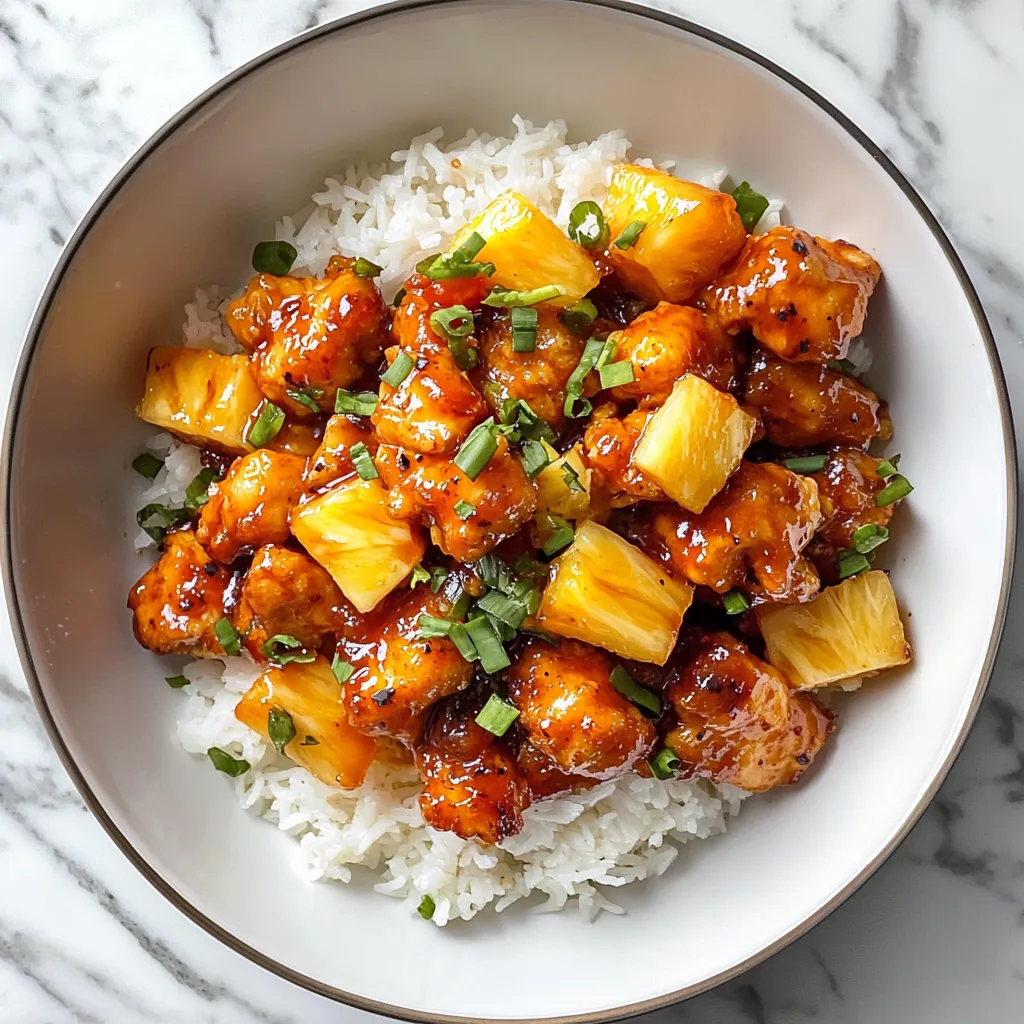 Photo of featured for Sweet and Savory Delight: Brown Sugar Pineapple Chicken Recipe You'll Love