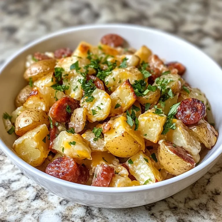 Photo of featured for Savor the Flavor: Cheesy Ranch Potatoes and Smoked Sausage Delight