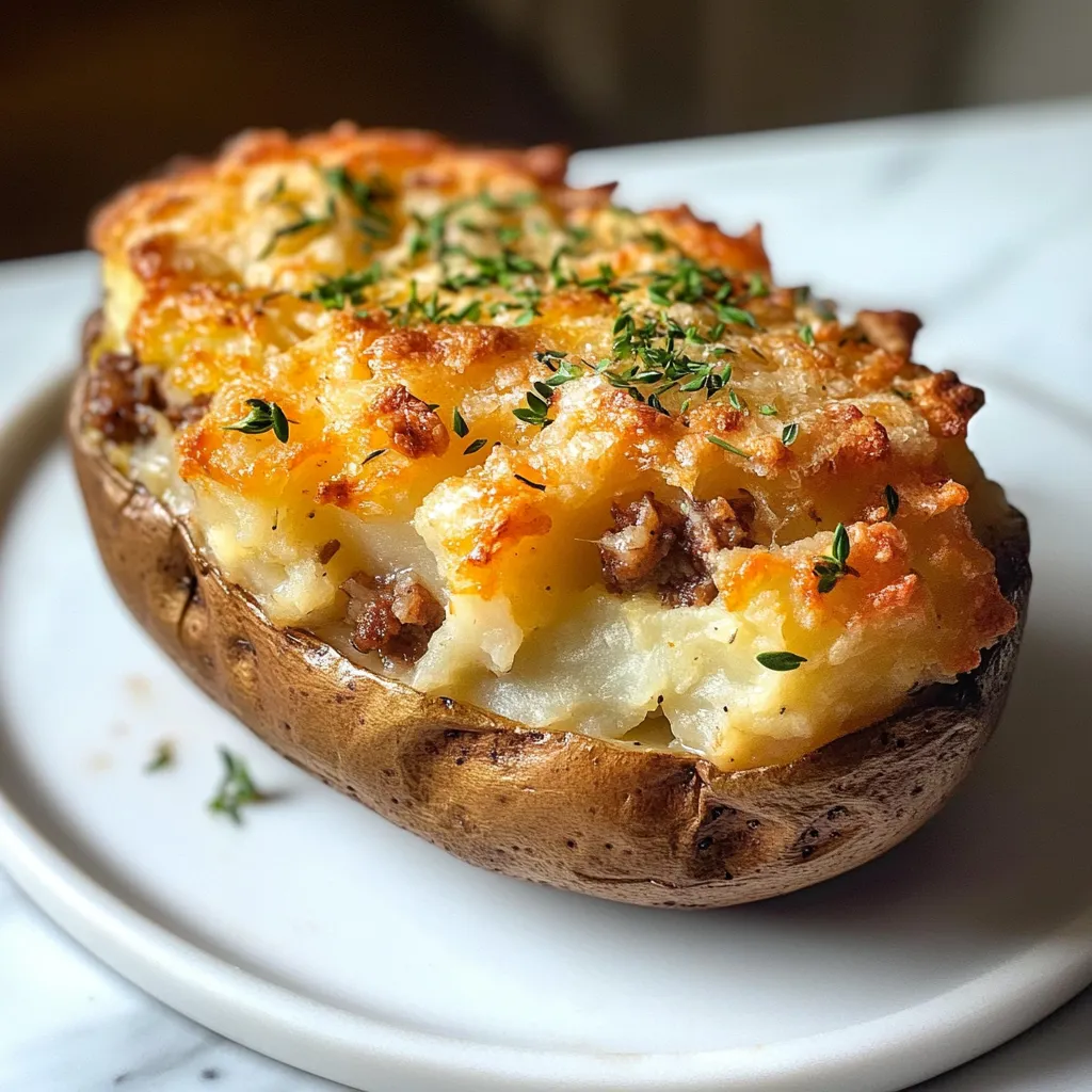 Photo of featured for Hearty Cottage Pie Baked Potatoes: A Cozy Twist on a Classic Comfort Food