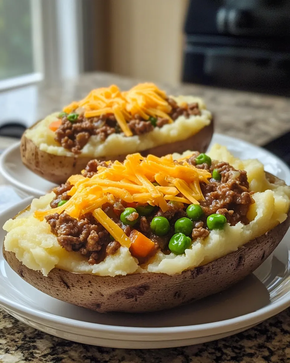 Ingredients for Hearty Cottage Pie Baked Potatoes: A Cozy Twist on a Classic Comfort Food