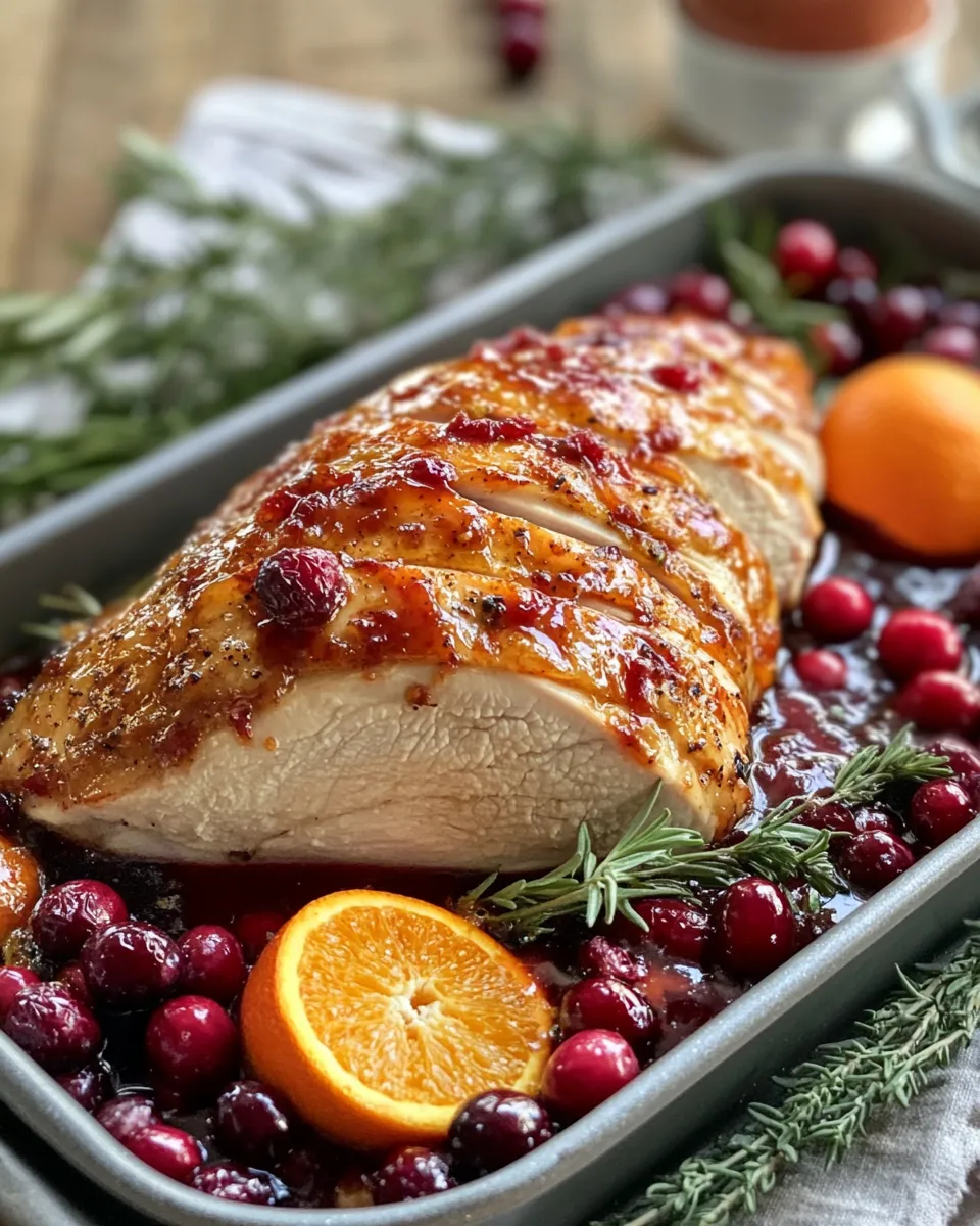 Ingredients for Savor the Season: Irresistible Cranberry Orange Glazed Turkey Breast Recipe