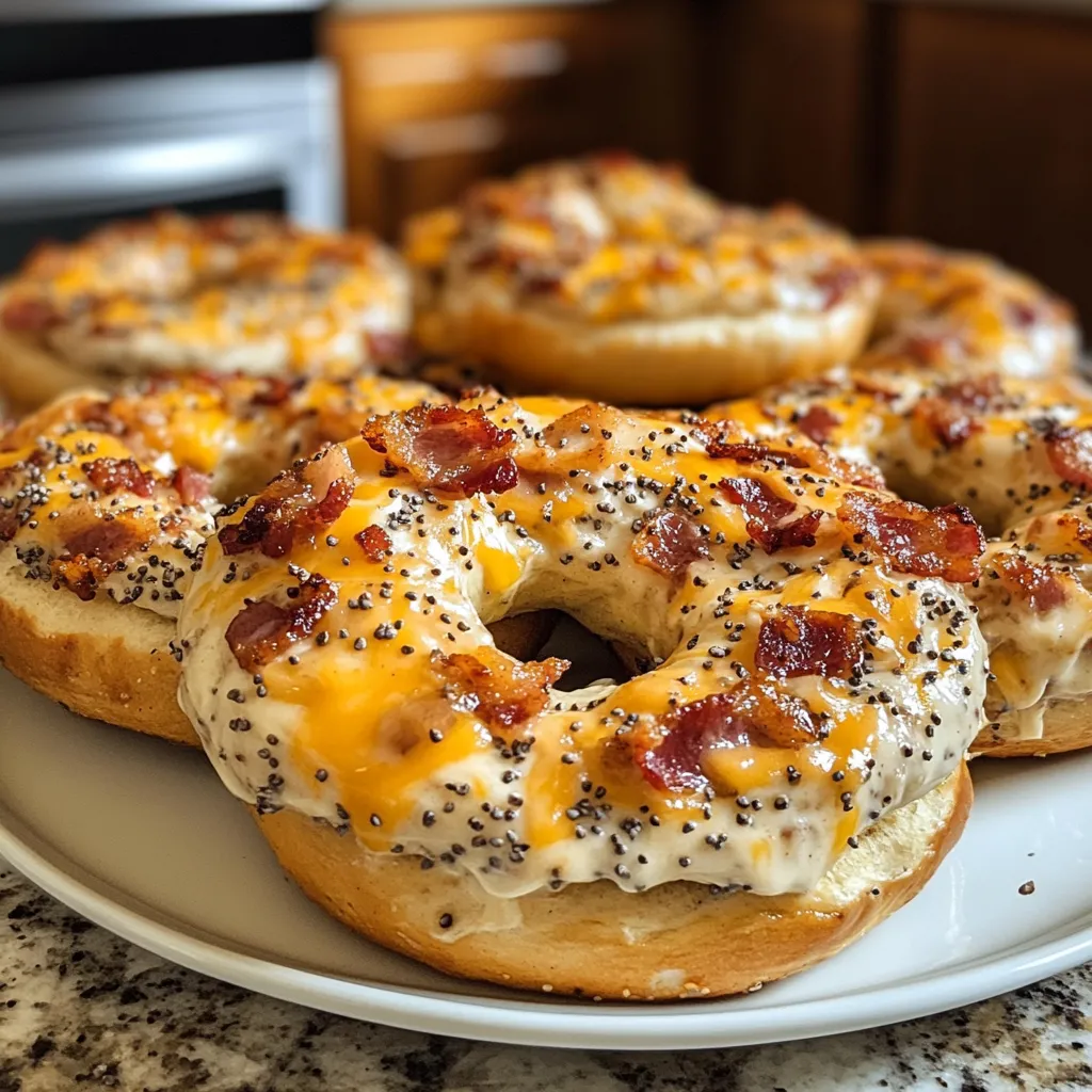 Photo of featured for Indulge in Heaven: Creamy Bacon Cheddar Bagels You Can't Resist