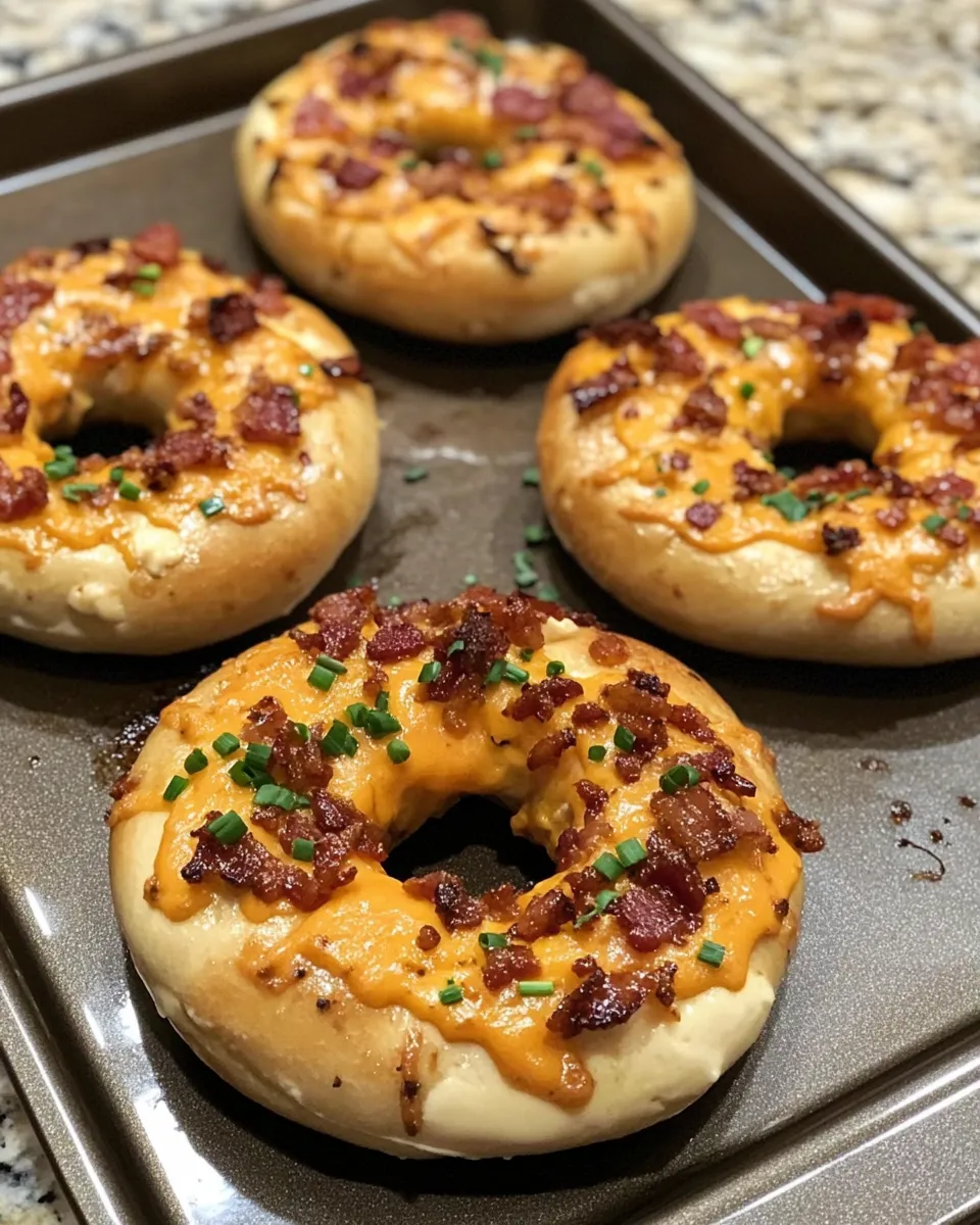 Ingredients for Indulge in Heaven: Creamy Bacon Cheddar Bagels You Can't Resist
