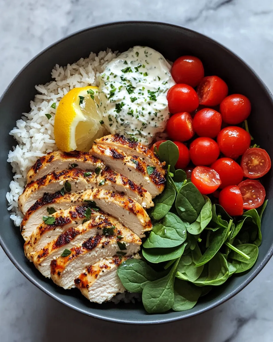 Ingredients for Elevate Your Dinner Game with Creamy Chicken Bowls and Irresistible Feta Sauce