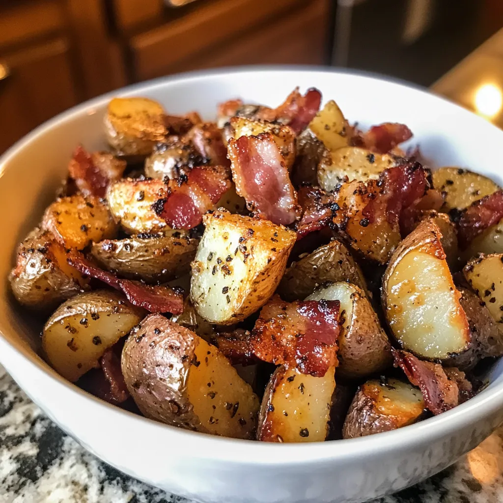 Photo of featured for Savor the Crunch: Crispy Bacon Honey Roasted Potatoes That Will Steal the Show