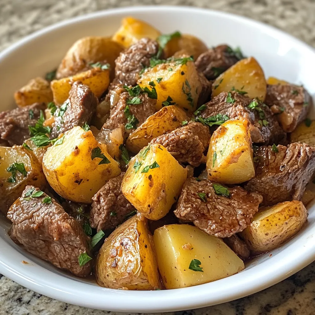 Photo of featured for Savor the Flavor: Ultimate Crockpot Loaded Steak and Potato Bake Delight