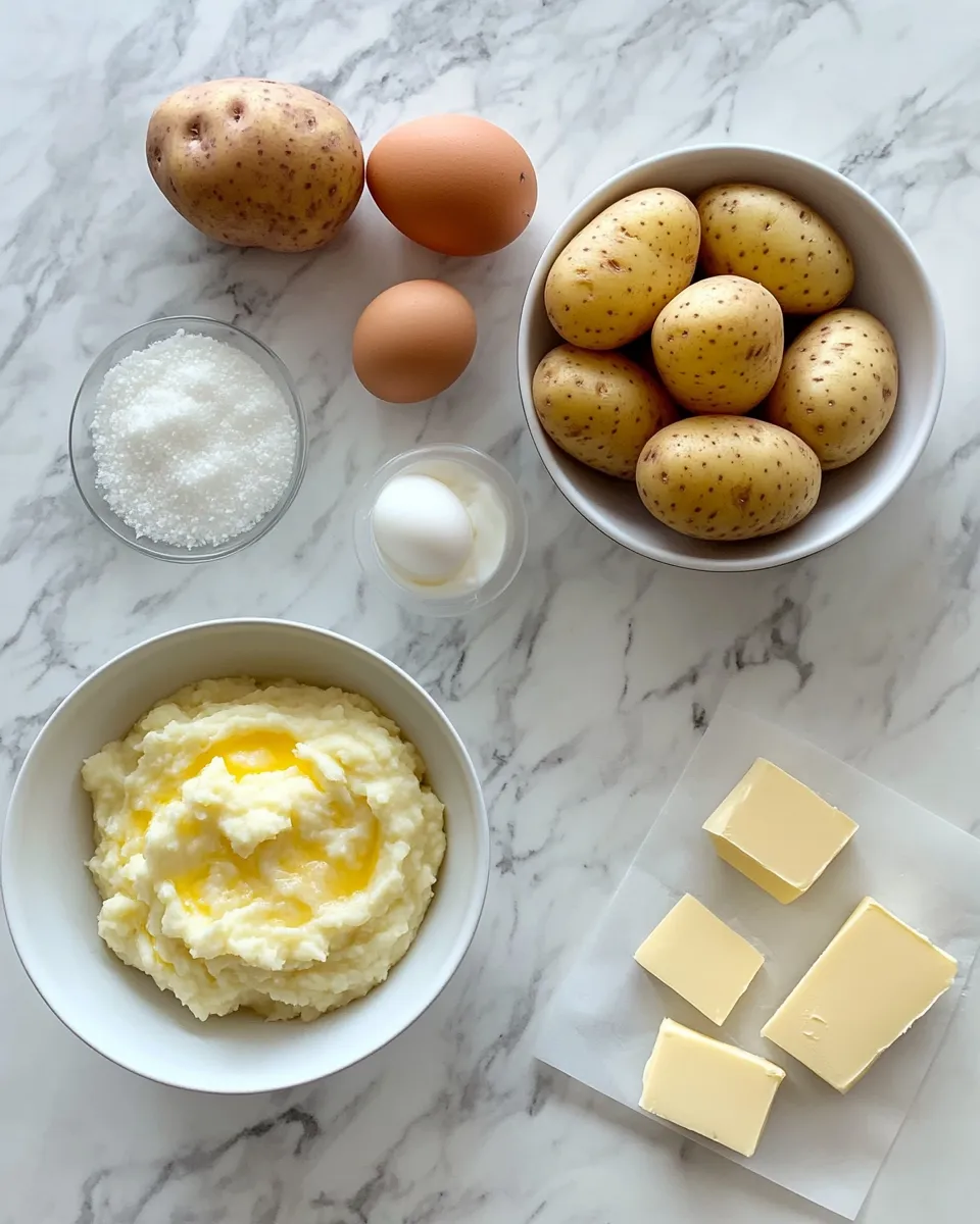 Ingredients for Decadent Duchess Potatoes: Elevate Your Side Dish Game