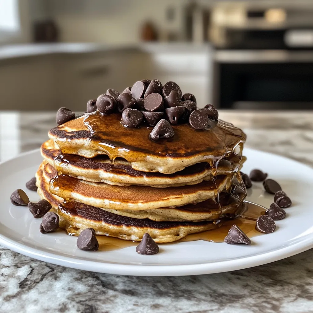 Photo of featured for Irresistibly Fluffy Chocolate Chip Pancakes That Will Sweeten Your Morning