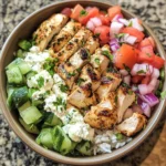 Photo of featured for Savor the Mediterranean: Delicious Greek Chicken Gyro Bowls You Need to Try