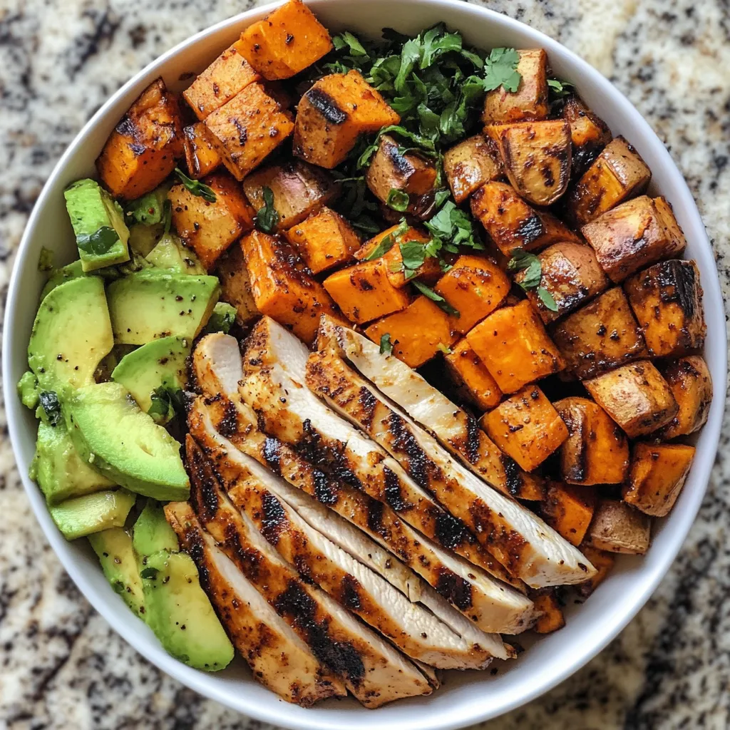 Photo of featured for Savor the Flavor: Grilled Chicken & Sweet Potato Bowl Bliss