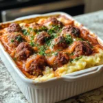 Photo of featured for Comfort in a Dish: Irresistible Meatball & Mashed Potato Bake