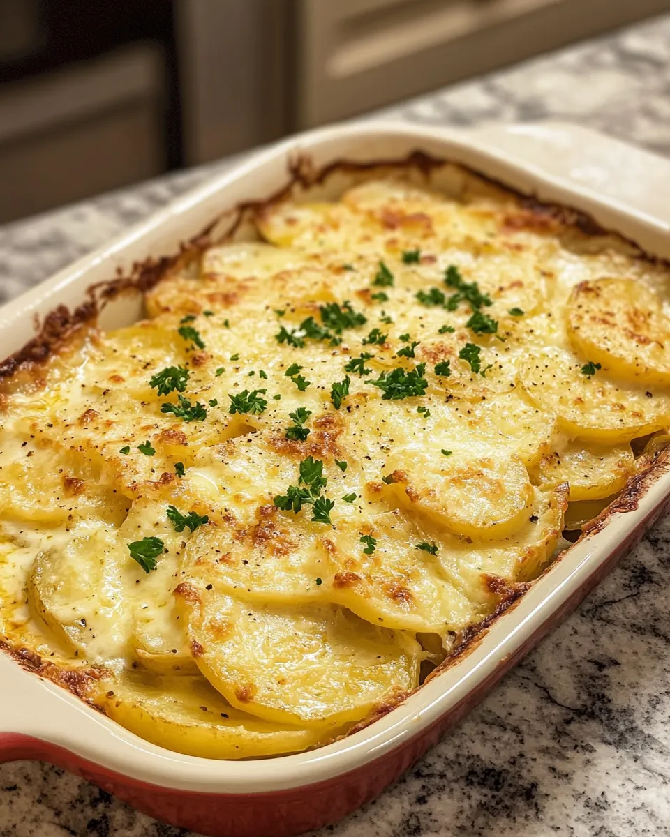 Ingredients for Creamy Parmesan Scalloped Potatoes: A Cheesy Delight for Every Occasion