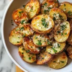 Photo of featured for Savor the Flavor: Irresistible Roasted Garlic Parmesan Potatoes Recipe