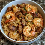 Photo of featured for Savor the South: A Flavorful Dive into Shrimp and Sausage Dirty Rice Delight