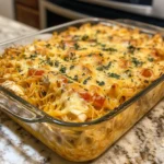 Photo of featured for Savor the South: Irresistible Chicken Spaghetti Casserole Recipe