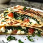 Photo of featured for Savor the Flavor: Irresistible Spinach and Feta Quesadillas You Need to Try
