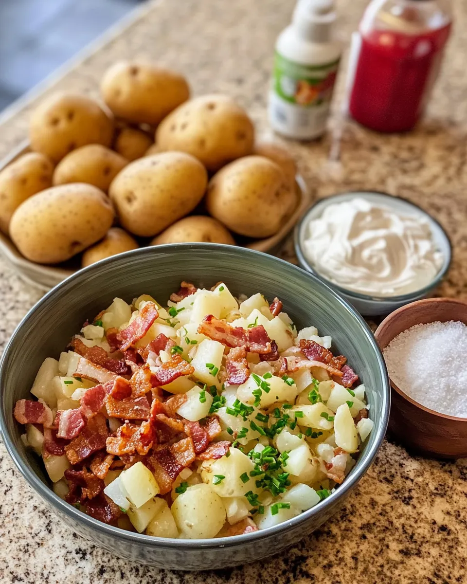 Ingredients for Savor the Flavors: Ultimate Steakhouse Potato Salad Recipe You Must Try