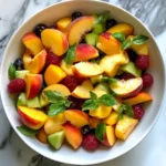 Photo of featured for Delight in the Season with a Refreshing Summer Peach Fruit Salad